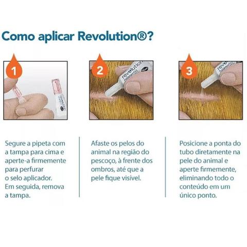 Imagem de combo Anti Pulgas Revolution Gato 2,6 A 7,5 Kg com 5 Pipetas
