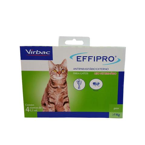 Imagem de Combo Effipro Gatos Virbac Anti-pulgas (Leve 4 pague 3)